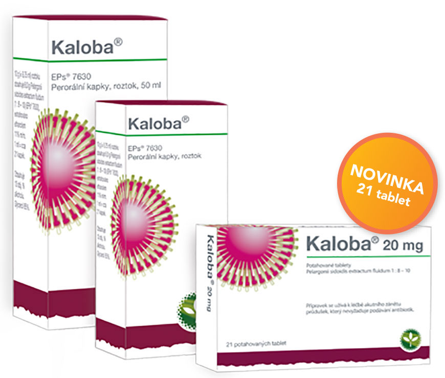Kaloba - druhy balení