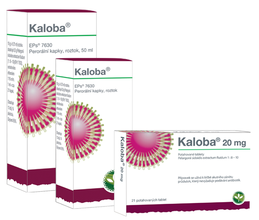 Kaloba - druhy balení
