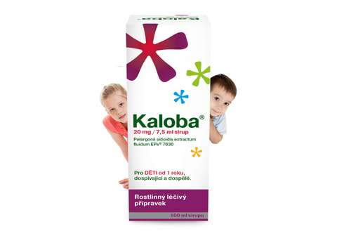 Kaloba sirup s dětmi